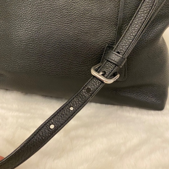 Authentic Prada vitello daino leather 3 way tote in black - Picture 4 of 15